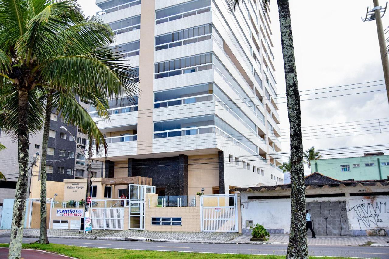 Apto C Wi-Fi A Beira-Mar Na Praia Jardim Real Sp Appartamento Praia Grande  Esterno foto