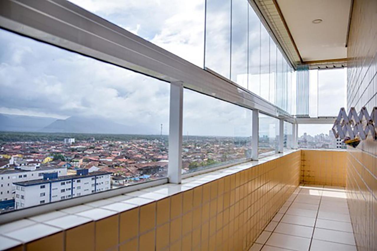Apto C Wi-Fi A Beira-Mar Na Praia Jardim Real Sp Appartamento Praia Grande  Esterno foto